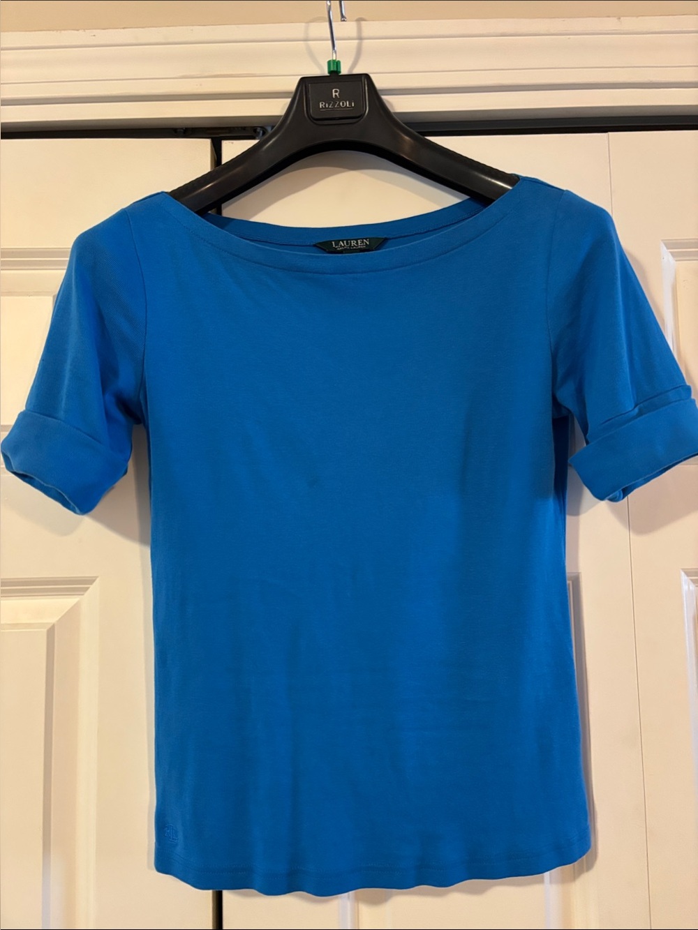 Lauren Ralph Lauren Bright Blue Short Sleeve Tee